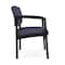 Lesro Lenox Steel Guest Chair, Denim (Blue) Seat, Denim Back, 24.5 W 24.5 L 32 H, Linette Vinyl Seat LS1201 - alternate 2